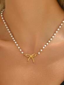 2pcs Seashell Necklace Set For Women 14K Gold Plated Adjustable Layered Starfish Seashell Faux Pearl Pendant Charm Necklace,Stacking Jewelry For Summer Beach Holiday,Summer Jewelry ,Everyday Wear,Birthday Gift,Friendship Gift