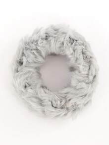 1 pieza Diadema de piel de conejo de unicolor casual, versátil para el hogar, el transporte diario, accesorios para el cabello de mujer de todas las estaciones, bandanas de invierno, diademas de invierno, envolvente cálido para la cabeza