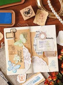 1 Piece Of Iron Box Hand Journal Ink Pad. Neutral Retro Ink Pad, Seal, Ink Pad, Ink Pad. Super Many Colors To Choose From, Simple Operation And Convenient Storage - Multicolor - View 5