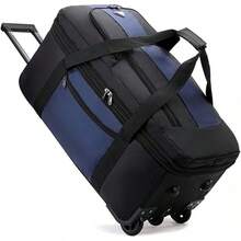 Maletas de Viaje 28 Pulgadas, Mochila de Viaje con Ruedas Giratorias, Maleta De Mano Múltiples Compartimentos(negro) - azul - Ver 12