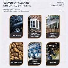 1pc 30Par Stainless Steel High-Pressure Car Wash Water Gun - Including Car Wash Kit, Saves Time, Is Easy To Store, Meets Different Cleaning Needs, And Can Achieve Efficient Cleaning