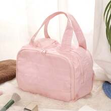 2025 New Large Capacity Makeup Bag For Women - Portable Partitioned Organizer, Premium Travel Cosmetic & Toiletry Bag  Bolsos Para Mujer - 粉色 - 查看 1