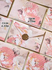 10 قطع من الأظرف ذات النمط ثلاثي الأبعاد، بطراز مجرد، بنمط إنستغرام، بملمس مُنقّش، أظرف شخصية، أظرف دعوات راقية. مناسبة لرسائل الحب والمراسلات الرومانسية والرسائل البليغة والملاحظات السرية والأعراس والحفلات والتصاميم الرجعية والأزياء والدعوات الزفاف ذات الموضوع الزهري وأظرف بطاقات أعياد الميلاد/العطلات وأظرف رسائل الشكر وأظرف الألبومات/الصور