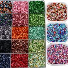 Hạt cườm ống dài các loại, hạt cườm ống mạ bạc 3.5mm có tua rua, nguyên liệu làm đồ trang sức DIY, vòng cổ, vòng tay, thêu thùa, phụ kiện quần áo, đồ thủ công và trang trí nghệ thuật. - ổ bi - Xem 2