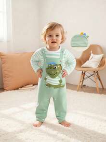 Baby Boys T-Shirt Co-Ords - Green - View 5