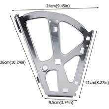 2PCS Zapatero Bisagras Marcos Abatibles Turing Rack Zapatero de Acero Inoxidable Bisagras Cajón Abatible Zapatero Gabinete Accesorios de Repuesto para Estante de Zapatos Gabinete (Doble capa) - Monocapa - Ver 12