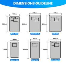 YSTYLE Protector de colchón impermeable, funda de colchón impermeable y transpirable, funda de colchón con bolsillos de hasta 30 cm de profundidad, protector de colchón elástico totalmente envolvente. - Caqui - Ver 6