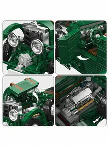 Mould King Adult Building Block Toys - Màu xanh lá cây đậm - Xem 6