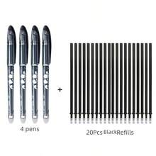 8支彩色可擦凝胶笔，可爱花朵图案，颜色随机，创意文具，适合返校礼物、奖品