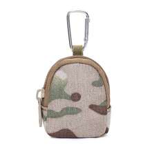 1pc Zipper Canvas Case For Airpods, Multi-Functional Storage Bag, With Buckle Easy Carry, With Innser Small Bag Storage Charging Cable Eartips Etc,