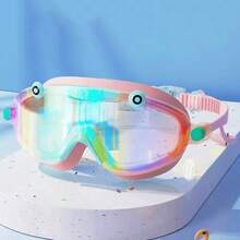 Kids Anti-Fog Large Frame Swimming Goggles, High-Definition Swim Goggles For Children Swimming Training Equipment - Multicolor - View 15