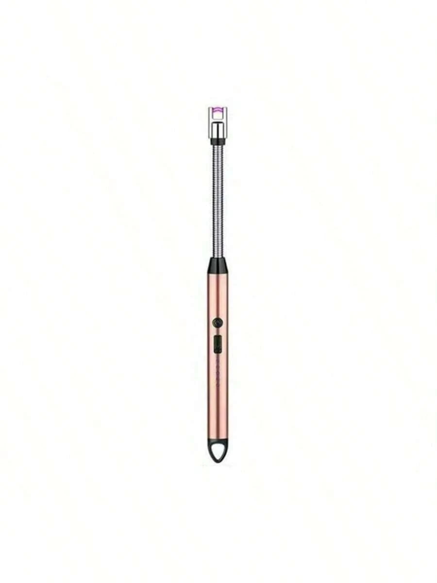 Lighter Stove Lighter Electric Electronic USB Barbecue Candle Original Rechargeable Luxury - Hoa hồng - Xem 1
