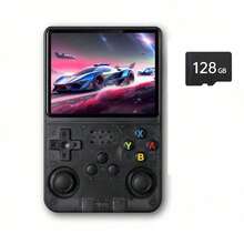 R36S Portable Retro Handheld Game Console, 3.5" IPS HD Screen, Linux System, 128GB Preloaded 40000+ Classic Games, Dual Joysticks, Long Battery Life, Perfect Gift For Adults & Teenagers - 彩色 - 查看 13
