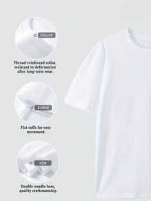 4-Pack 100% Cotton Graphic Tees For Men, Streetwear Style, Fashion  Prints, Casual Short Sleeve Shirts - 混合色 - 查看 7