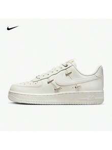 Nike Air Force 1 Low White Gold 4-Hook Women Sports Shoes FV3654-111 - trắng - Xem 1