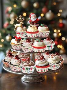 200/500/1000pcs Cupcake Liners,Muffin Liners,Cupcake Liners For Baking,Mini Cake Cups, Suitable For Cake Wrapping Paper Baking, Birthday, Wedding, Easter, Kitchen Baking - Multicolor - View 6