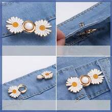 2 Pieces/Set Stainless Steel Waist Tightener Buckles - Seamless Adjustable Clips For Secure And Stylish Fit Of Jeans, Skirts And Pants, Tailors, Sewing Supplies And Accessories