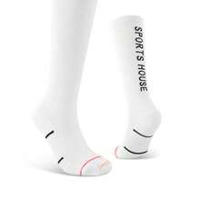 1 Pair High Elastic Yoga Socks, Pilates Socks, Dance Socks, Running Sports Socks, Compression Socks, Warm Thick, Durable, Suitable For Yoga, Dance, Workout