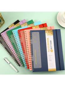 1 件 A4 螺旋装订空白笔记本，学生日记本 - A4 - 查看 8