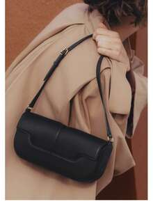 1pc包包手提包偏好包型高级感皮革手提包小众设计包新款简约奢华斜挎包时尚单肩包 - 彩色 - 查看 6