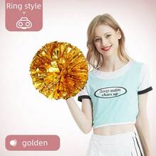 啦啦队绒球、啦啦队绒球、啦啦队、舞蹈表演道具手持花，适用于各种派对活动