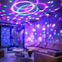 1pc 7-Color LED Magic Ball Light With Remote Control - USB Powered, Ideal For Home Bedroom, Birthday Party, Christmas, New Year, Valentine's Day Decoration And Gift - Multicolor - View 7