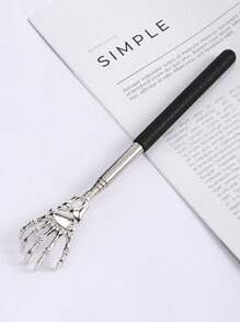 Hand Stainless Steel Retractable Itch Scratcher Massager Unrequited Old Man Le Stainless Steel Itch Scratcher Magic, Wear Resistant Retractable Stainless Steel Itch Scratcher Rake Itch Scratcher Magic Unrequited Back Scratcher Old Man Le Metal Retractable Portable.