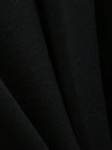 Sudadera con Capucha Gráfica para Hombres - Estampado "La Vida es Mejor con un Perro", Jersey de Felpa Negro para Otoño e Invierno, Sudadera con Capucha Casual de Manga Larga, Mezcla de Poliéster, Lavado a Mano o Limpieza en Seco, Jersey de Invierno| Moda de Estilo de Vida| Material Elástico, TALLA GRANDE - Negro - Ver 5