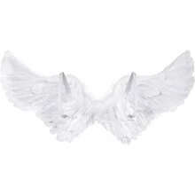 Angel Wings And Halo Angel Costume Feather Wings Headband Wand Set Halloween Outfit Cosplay Costume Accessories