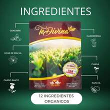 te divina  2 sobres  natural organico original con hologramas