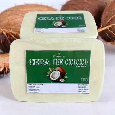 1kg de Cera de coco 100% vegetal PREMIUM blend