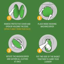 弹出式洗衣篮，可折叠，方便从烘干机和洗衣机中取出脏衣服。这款可折叠、灵活的弹出式洗衣篮配有提手，适用于家庭、公寓、宿舍等场所。它轻便透气，节省空间，是卧室、浴室、衣橱、大学搬家、返校、节日礼物、季节性收纳和旅行的理想之选。这款洗衣篮配有易于携带的提手和快速折叠设计，尺寸为21/26英寸。