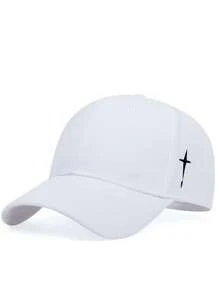 1pc Unisex Embroidered Logo Versatile Baseball Cap, Fashionable Minimalist Sun Protection Hat, Suitable For All Seasons