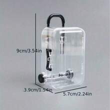 Juego de 31 piezas [30 Capibara mixtos 1 maleta] Adornos coloridos y divertidos de Capibara de dibujos animados brillan en la oscuridad, accesorios de fantasía de animales de dibujos animados, colgantes, fundas de teléfono, accesorios para el cabello, aretes, llaveros, accesorios de resina