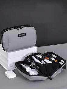 Wholesale Portable Travel Organizer Bag For Cables, Power Bank, Earphones, Cosmetics, Digital Accessories Travel Essentials Charger Case Digital Camera Accessories Cable Organizer Electronic Organizer Storage Bag Waterproof For Travel For Tech For Women For Men