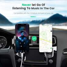 3.5mm Auxiliary Audio Jack Adapter Compatible With IPhone, Suitable For Car, Home Stereo/Speaker/Headphone, Compatible With IPhone 14/13/12/11/XS/XR/8/7/6 Series - Silver - View 5