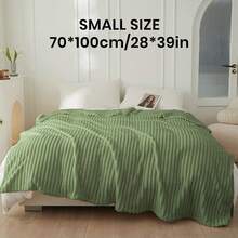 1pc Throw Blanket, Bedding, Cozy And Warm Blanket, Lightweight Soft And Comfortable, Solid Color Series, Minimalist And Stylish Design, Suitable For Sofa, Bedroom, Living Room, All-Around Comfort, Travel Use, Nap Blanket, Reference Size Image, Multiple Sizes Available, Machine Washable, Autumn Decor, Room Decor, Back To School, School Supplies