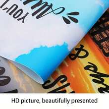 3 Pcs Bright Blue Abstract Floral Canvas Art - Wall Decor For Living Room, Bedroom, Office - 2D, Easy To Install, Easy To Hang, Wrap-Around Canvas Painting