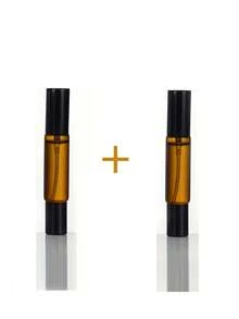 2pcs 0.34oz Dual-Purpose Perfume Spray Bottles With Rollerball - Clear Glass, Refillable, Portable & Easy To Use, Essential For Travel And Office, Includes Eau De Toilette And Facial Mist Bottles, Travel Accessories | Refillable Perfume Atomizer | Refillable Spray Bottle (Brown Bottle) - Brown - View 13