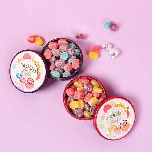 Tea Burst Juice Gummies | 230% Fruit Concentrate + 0 Fat | Sweet & Tart Chewy Candy (60g Pack)