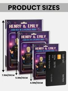 Tượng đôi theo chủ đề chơi game bằng acrylic tùy chỉnh, Quà tặng chế độ 2 người chơi được cá nhân hóa, Giao diện và tên tùy chỉnh, Quà tặng độc đáo cho game thủ, Cặp đôi - Như được hiển thị - Xem 9