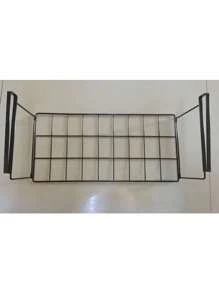 1 件多层可折叠铁质鞋架，节省空间的悬挂式储物架，适用于卧室、客厅、走廊、家居储物 - 彩色 - 查看 10