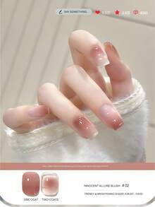 1 Bottle 15ML Trending Translucent Jelly Nail Polish, Fades Beautifully, Popular Autumn/Winter Shade, Nail Gel Lacquer Set, 2025 New Collection - Multicolor - View 13