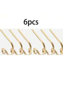 1/3/6 pièces Supports de bas de Noël dorés, crochets de cheminée, supports de décoration d'arbre de Noël antidérapants, convient pour accrocher les décorations de Noël, les bas de Noël de cheminée, les décors de fête