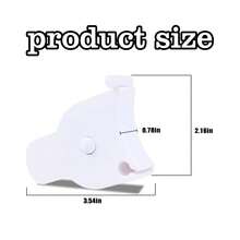 OUTBALL Auto-Retractable Body Measuring Tape, 60 Inch 3D Measuring Tape Fitness Body Measurements White Body Measuring Tape For Waist, Hip, Bust, Arms