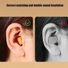 1pc Sleep Soundproof Ear Muffs, Adjustable Hook And Loop Eye Mask, Multifunctional Eye Mask And Ear Cover, With Earplugs, For Noise-Blocking Without Pressing Ears, Adjustable Sports Headband, Cold Weather Protection, Suitable For Sleeping, Napping, And Night Use Throughout The Year, For Bedroom, Travel, Office, School, Outdoor Activities, Made Of Polyester Fiber