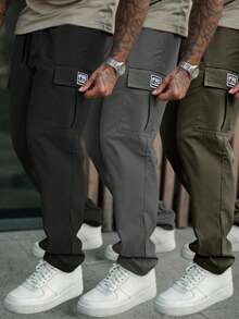 1PC Men's Sports Work Pants, Suitable For Outdoor Travel, Multi Pocket University Style Work Pants, Gifts For Boyfriends And Husbands, Fall