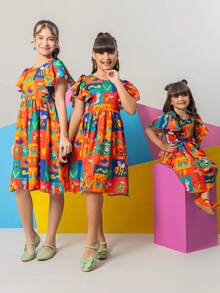 Young Girls Dresses - Multicolor - Ver 5