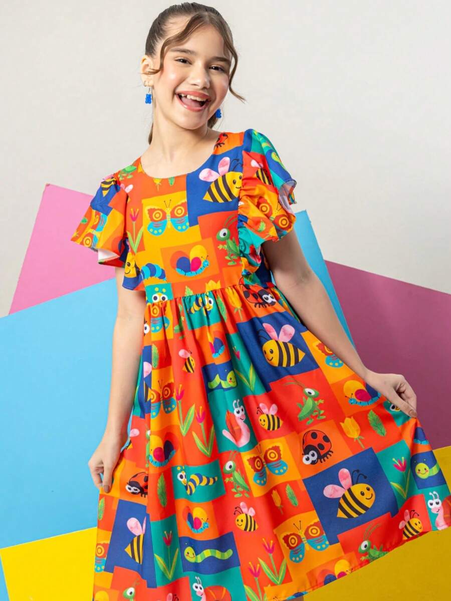 Young Girls Dresses - Multicolor - Ver 1