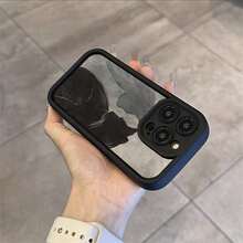Suitable For IPhone17/IPhone17 Air/IPhone17 Pro/IPhone17 Pro Max/16 Pro Max/15 Pro Max/14 Pro Max/13 Pro Max/12 Pro Max, High-End Fashion, Oil Painting Design - Black - View 7